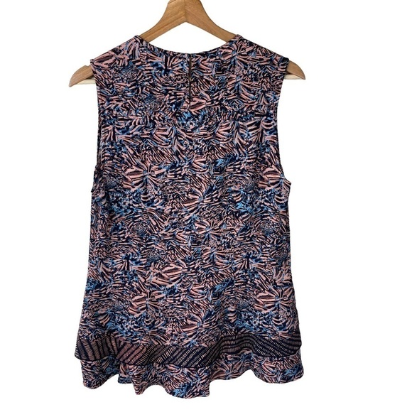 PROENZA SCHOULER Floral Sleeveless Silk Blouse - Picture 5 of 9
